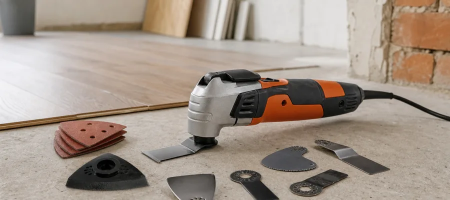 Effiziente Nutzung vom Multifunktionswerkzeug fuer DIY-Renovierungen in der Wohnung