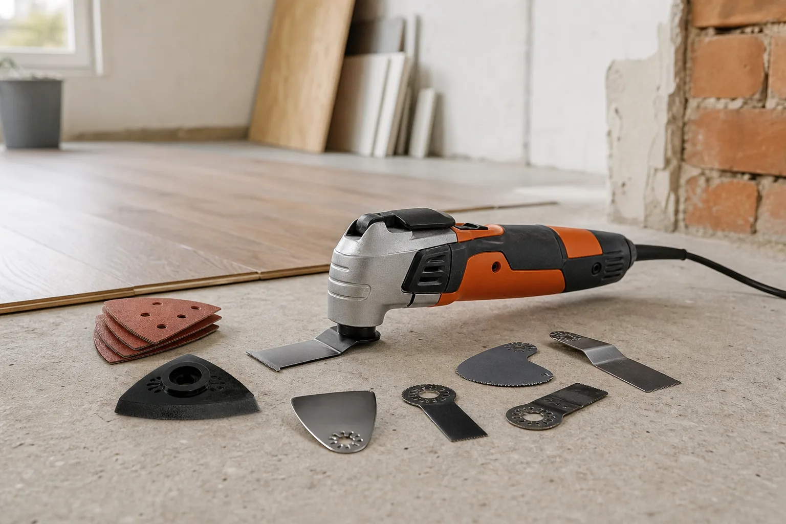 Effiziente Nutzung vom Multifunktionswerkzeug fuer DIY-Renovierungen in der Wohnung